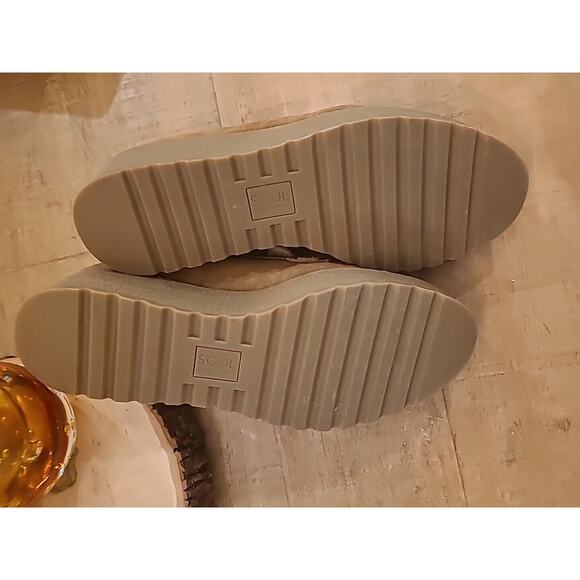 Soul Naturalizer Joyla Slip On Loafer Shoe Tan‎ Platform Clog Chunky Women's 11 - Picture 5 of 5
